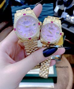 đồng hồ đeo tay nữ rolex oyster perpetual datejust gold giá rẻ