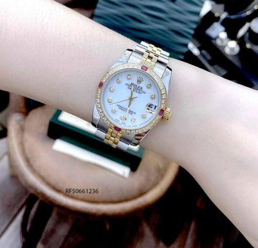 đồng hồ đeo tay rolex oyster perpetual datejust quartz cao cấp