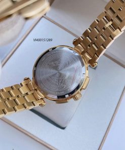 Đồng hồ Nam Versace Aion Chronograph dây kim loại mạ vàng cao cấp