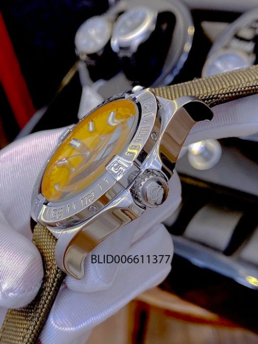 Đồng Hồ Nam Breitling Avenger Seawolf Cobra Yellow Dial - Automatic dây da cao cấp
