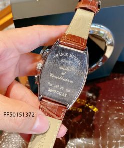 Đồng hồ Franck Muller Nam máy cơ dây da màu nâu