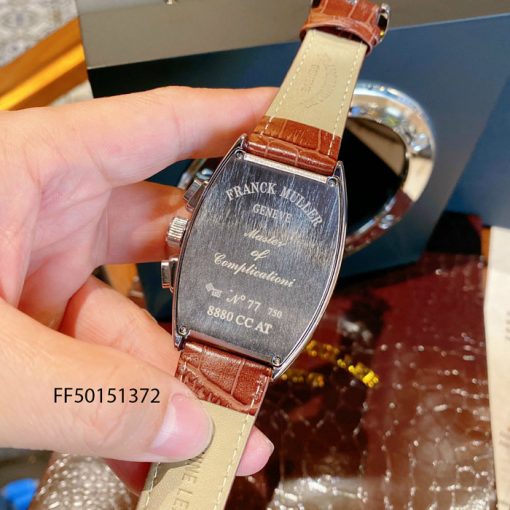 Đồng hồ Franck Muller Nam máy cơ dây da màu nâu