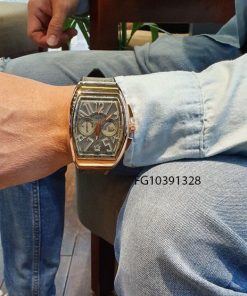 Đồng hồ Franck Muller Yachting Nam viền trơn bọc da giá rẻ