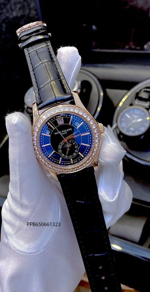 Đồng hồ nam Patek Philippe Complication automatic dây da giá rẻ