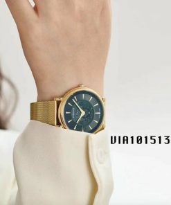 Đồng hồ Versace V-Circle Medusa 2021 dây lưới không gỉ