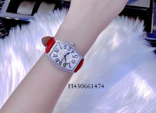 Đồng hồ nữ Four Million phiên bản Franck Muller dây đỏ