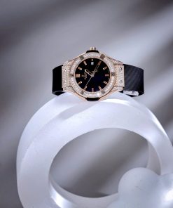 Đồng hồ nữ hublot Geneve 582888 big bang Viền Vàng Full đá cao cấp