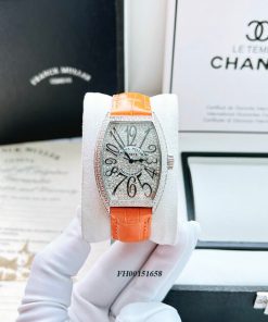 Đồng hồ Franck Muller nữ dây cam máy pin nhật viền đính full đá