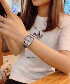 Đồng hồ Guou nữ đính đá dây da chính hãng