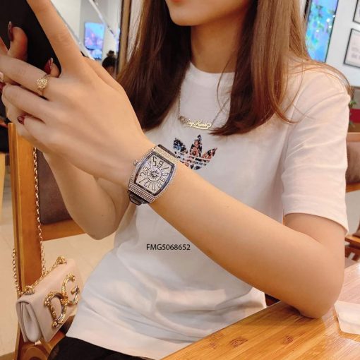Đồng hồ Guou nữ đính đá dây da chính hãng