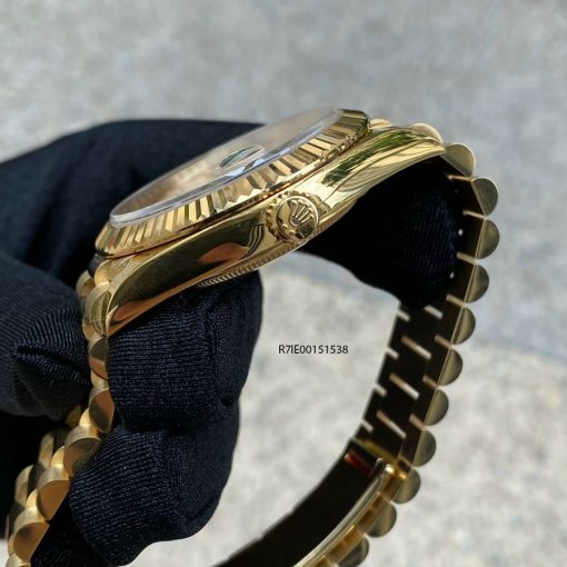 Đồng Rolex Day-Date Gold nam mạ vàng 18k Replica 1:1