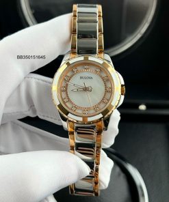 Đồng hồ Bulova 98P134 nữ chính hãng dây kim loại cao cấp