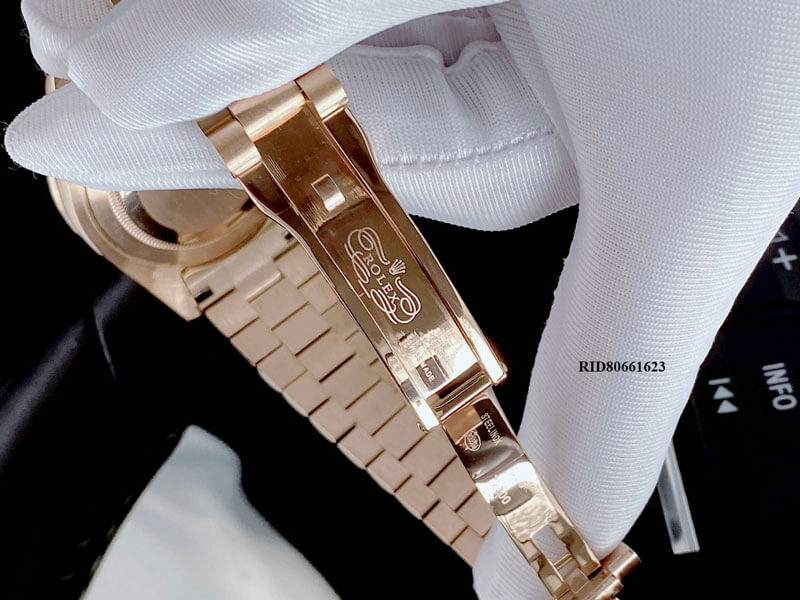 Đồng hồ nam Rolex Day-Date Automatic viền đính đá dây gold thép không gỉ cao cấp