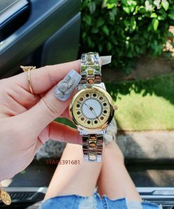 Đồng hồ FENDI nữ đính đá dây kim loại mặt vànggiá rẻ