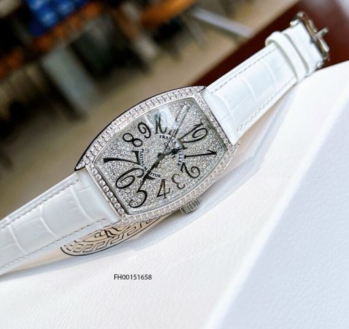 Đồng hồ Franck Muller nữ máy pin nhật viền đính full đá cao cấp