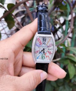 Đồng hồ Franck Muller nữ máy pin viền đính full đá cao cấp