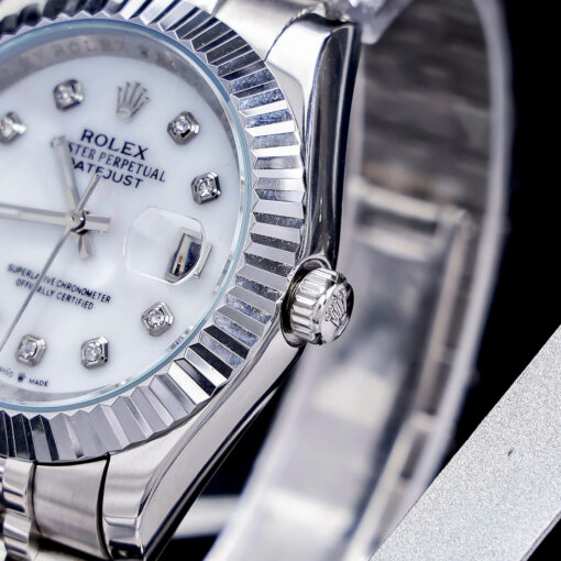 Đồng Hồ Nam Nữ Rolex DATEJUST máy Pin Nhật dây thép không gỉ cao cấp