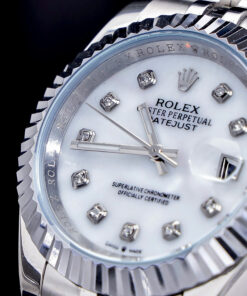 Đồng Hồ Nam Nữ Rolex DATEJUST máy Pin Nhật dây thép không gỉ cao cấp