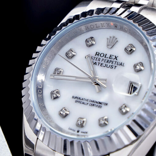 Đồng Hồ Nam Nữ Rolex DATEJUST máy Pin Nhật dây thép không gỉ cao cấp