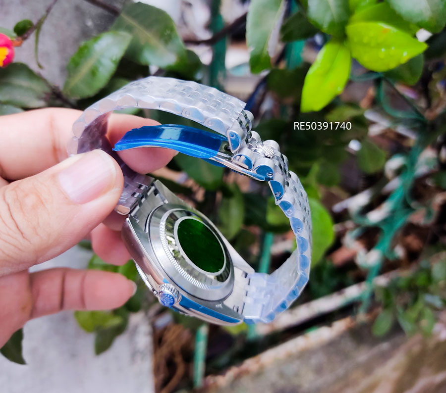 Đồng Hồ Nam Rolex máy nhật mặt 3D dây thép không gỉ cao cấp