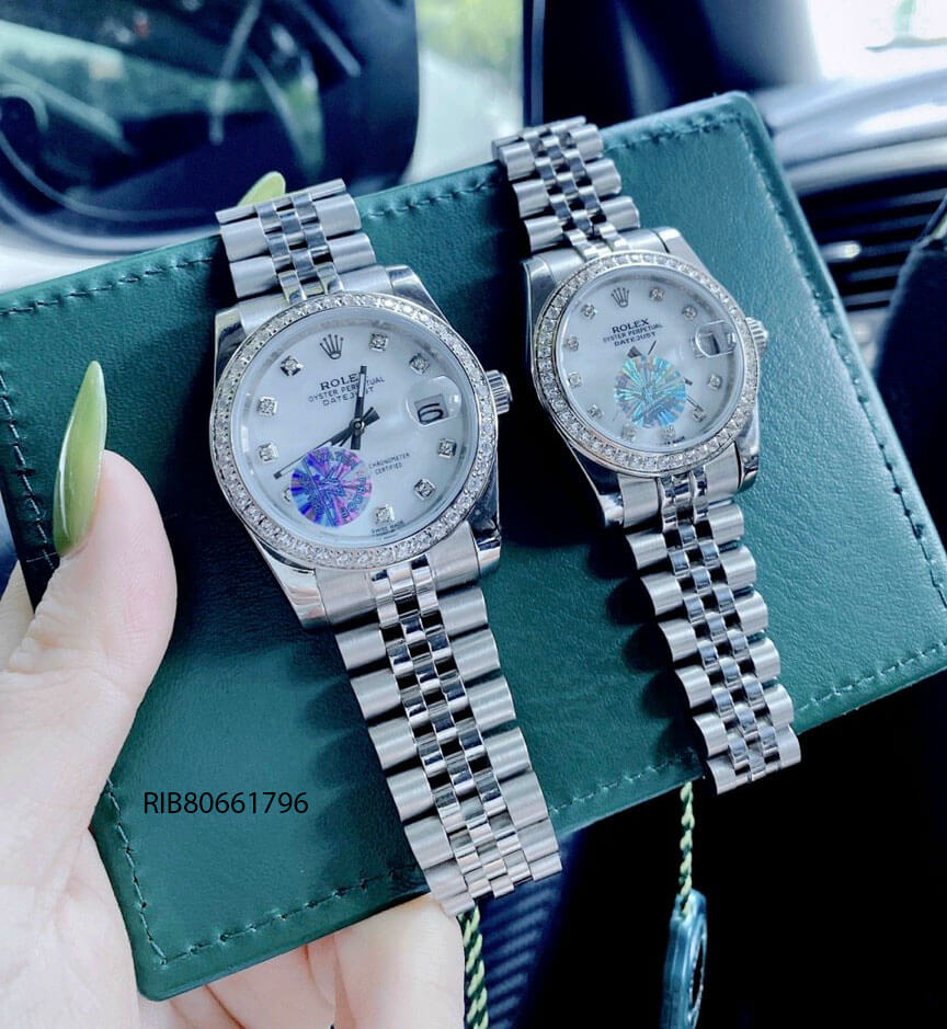 Đồng hồ Rolex Lady Datejust Automatic dây thép không gỉ bạc