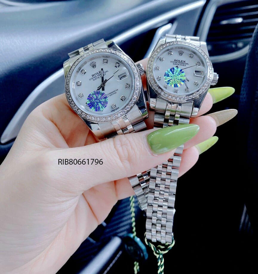 Đồng hồ Rolex Lady Datejust Automatic dây thép không gỉ bạc