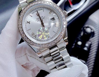Đồng hồ nam Rolex Day-Date Automatic Sliver cao cấp
