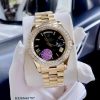 Đồng hồ nam Rolex Day-Date Automatic dây mạ vàng mặt đen