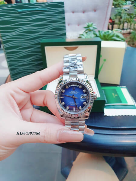 Đồng hồ nam Rolex Day-Date Automatic xanh
