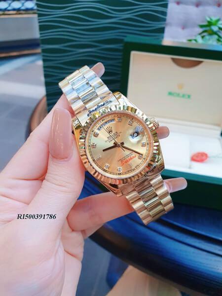 Đồng hồ nam Rolex Day-Date Automatic hồng