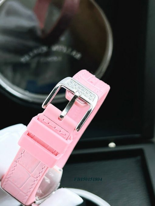 Đồng hồ nữ Franck Muller V32 ABF dây silicon màu hồng máy thụy sĩ