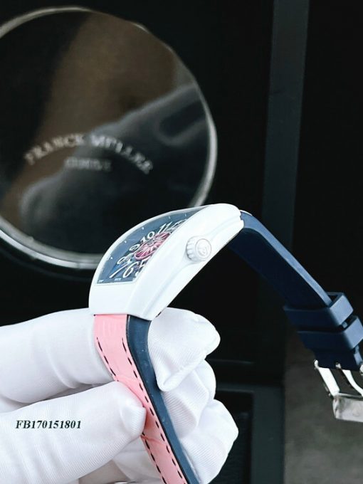 Đồng hồ nữ Franck Muller V32 ABF dây hồng