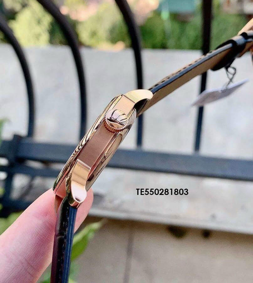 Đồng hồ Tissot 1853 nam máy cơ lộ máy dây da giá rẻ