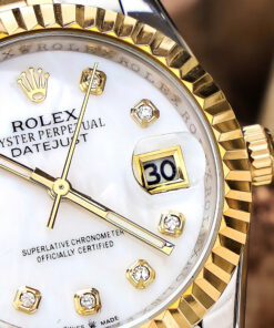 Đồng hồ nữ Rolex Lady Datejust viền trơn máy Pin Nhật cao cấp