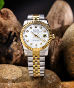 Đồng hồ nữ Rolex Lady Datejust viền trơn máy Pin Nhật cao cấp