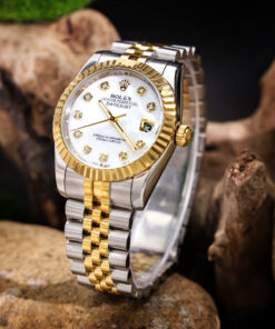 Đồng hồ nữ Rolex Lady Datejust viền trơn máy Pin Nhật cao cấp