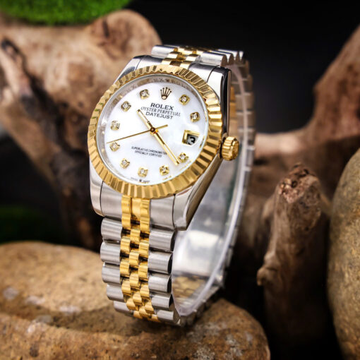 Đồng hồ nữ Rolex Lady Datejust viền trơn máy Pin Nhật cao cấp