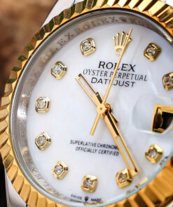 Đồng hồ nữ Rolex Lady Datejust viền trơn máy Pin Nhật cao cấp