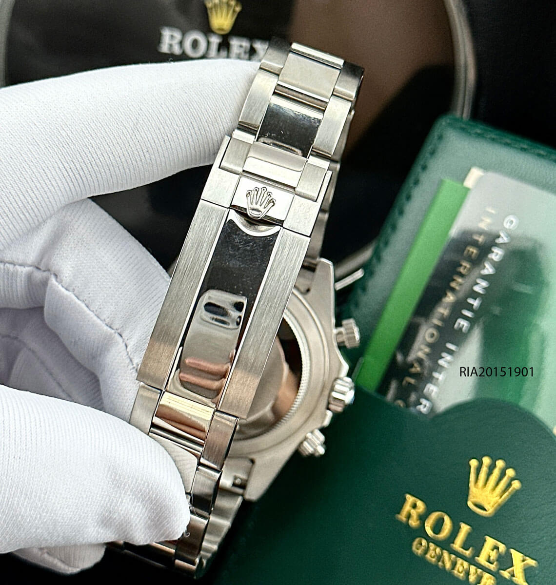 Đồng Hồ Rolex Cosmograph Daytona 116599 Cọc Số Kim Cương Mặt Số Đen