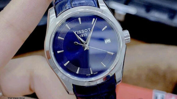 đồng hồ nữ Tissot 1853 dây màu xanh cao cấp