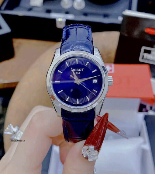đồng hồ nữ Tissot 1853 dây màu xanh cao cấp