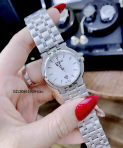 Đồng hồ Nữ Gucci Lady Quarzt Nhật thép không gỉ màu bạc mặt trắng