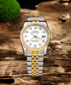 Đồng Hồ Rolex Lady Datejust máy pin Nhật dây demi vàng 36mm