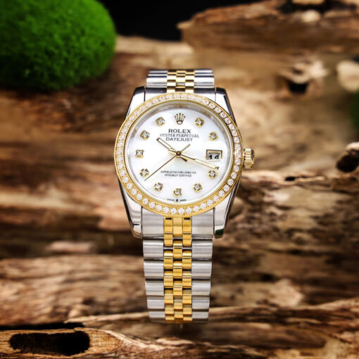 Đồng Hồ Rolex Lady Datejust máy pin Nhật dây demi vàng 36mm