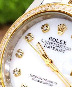 Đồng Hồ Rolex Lady Datejust máy pin Nhật dây demi vàng 36mm