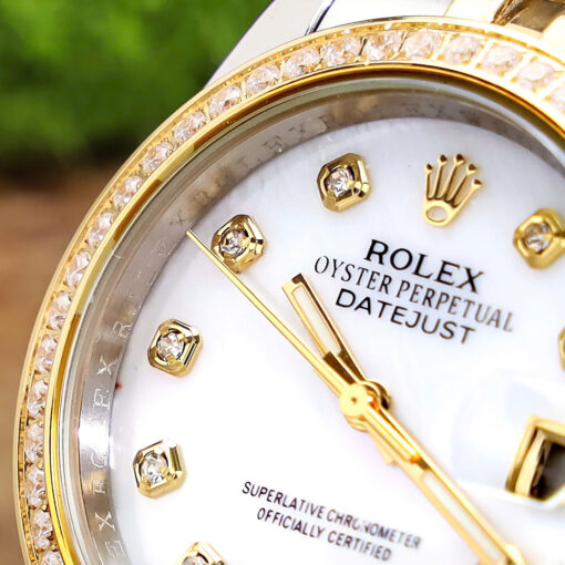 Đồng Hồ Rolex Lady Datejust máy pin Nhật dây demi vàng 36mm