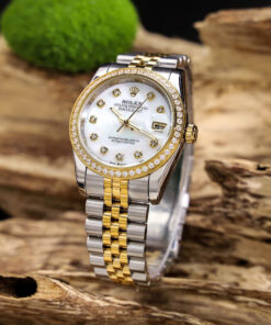 Đồng Hồ Rolex Lady Datejust máy pin Nhật dây demi vàng 36mm