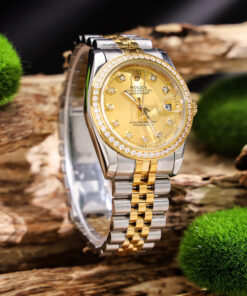 Đồng Hồ Rolex Lady Datejust máy pin Nhật dây demi vàng 36mm