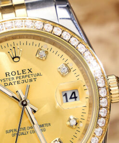 Đồng Hồ Rolex Lady Datejust máy pin Nhật dây demi vàng 36mm