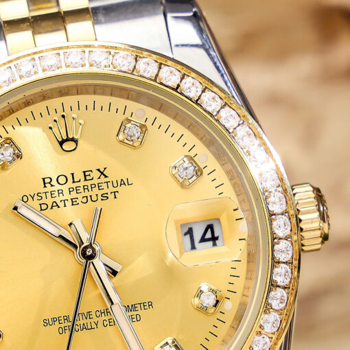 Đồng Hồ Rolex Lady Datejust máy pin Nhật dây demi vàng 36mm